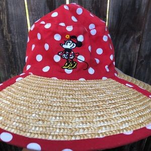 Vintage Minnie Mouse Sun Hat - One Size Fits Most